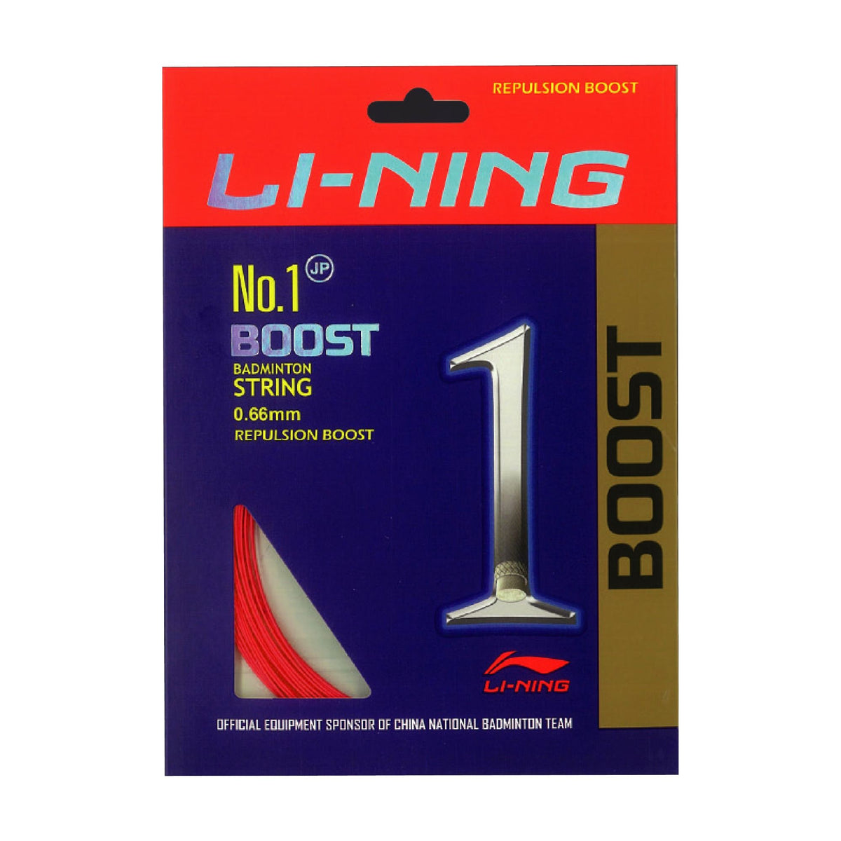 No. 1 Boost Badminton String-Ravishing Red