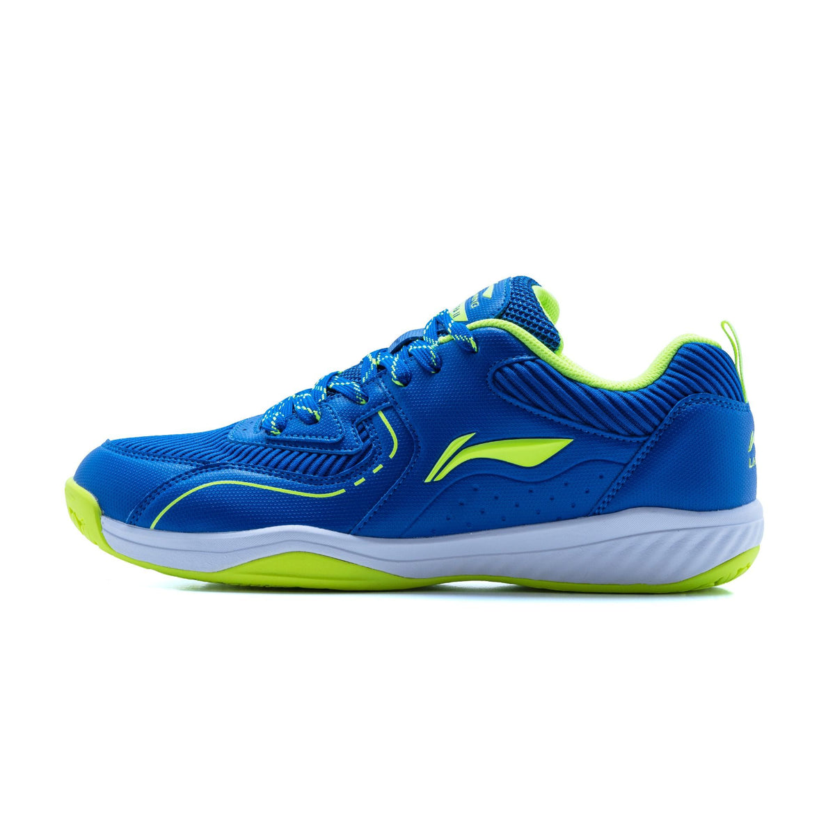 Li-Ning Ultra II-Blue/Lime-9 UK