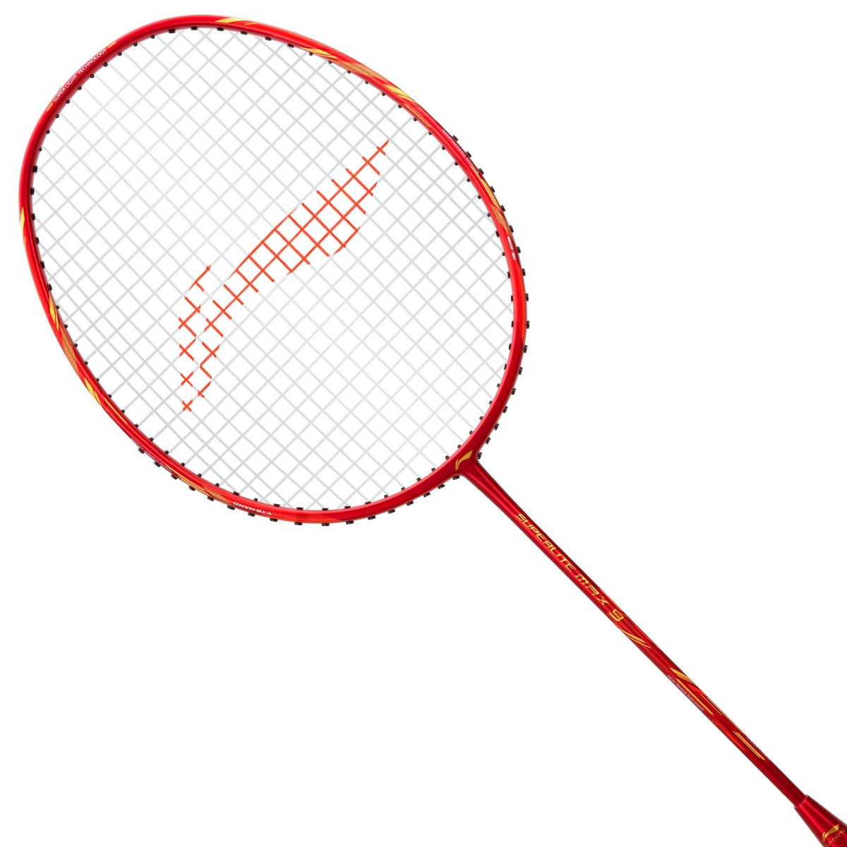 G-Force Superlite Max-9 - Complete Badminton Kit [RED/GOLD(STRUNG)][BG]