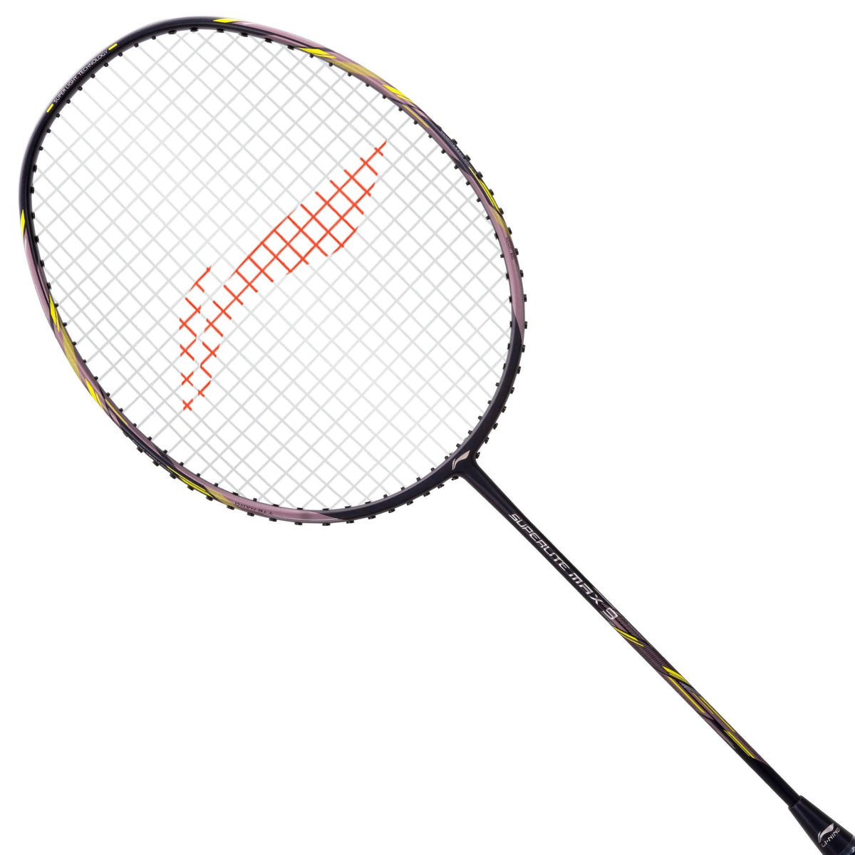 G-Force Superlite Max-9 - Complete Badminton Kit [DARK PURPLE/GREEN(STRUNG)][BG]
