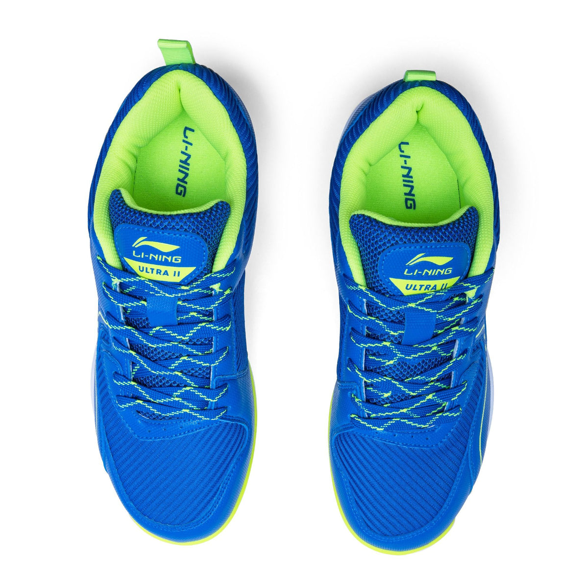 Li-Ning Ultra II-Blue/Lime-9 UK