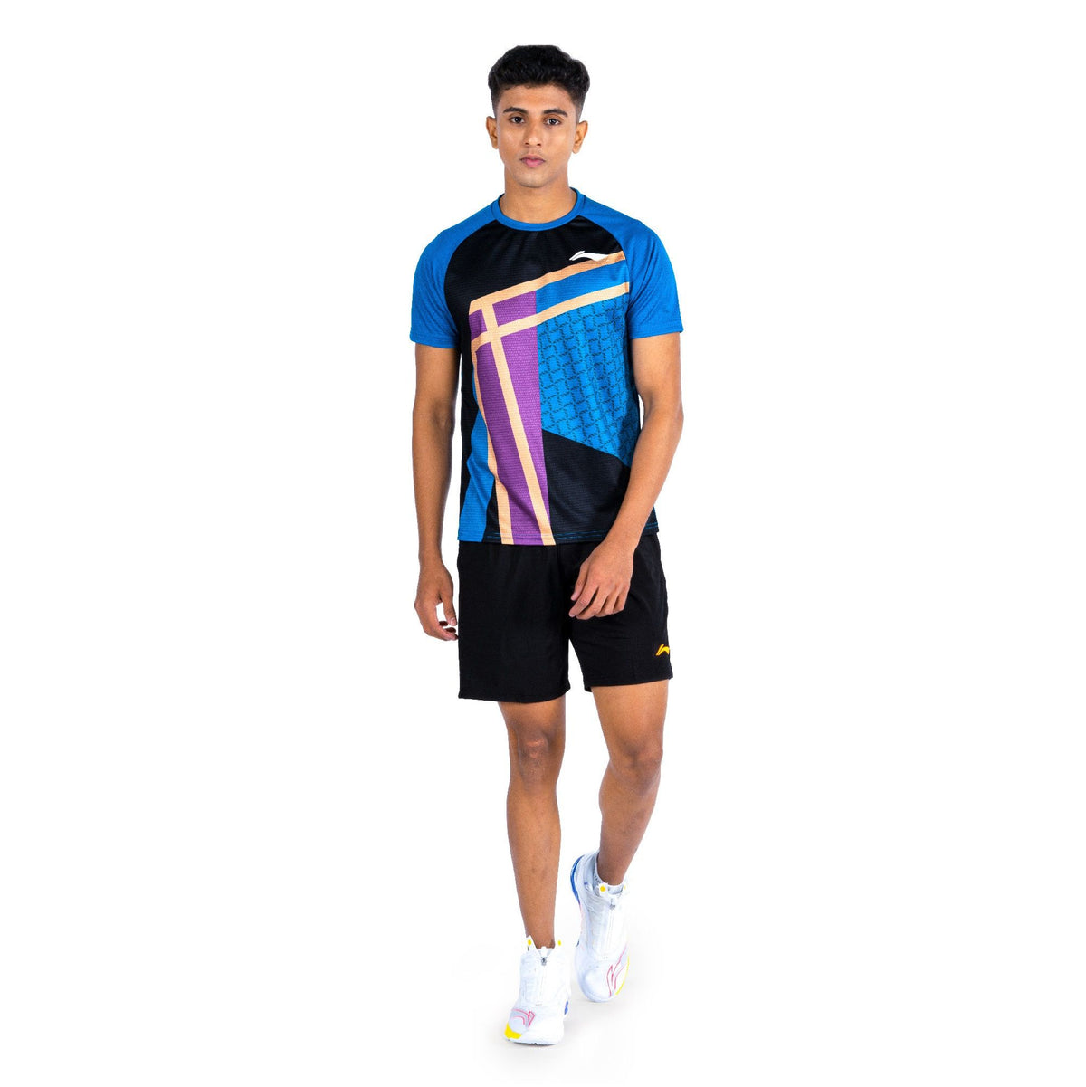 Li-Ning Splitz T-shirt-Navy-XS
