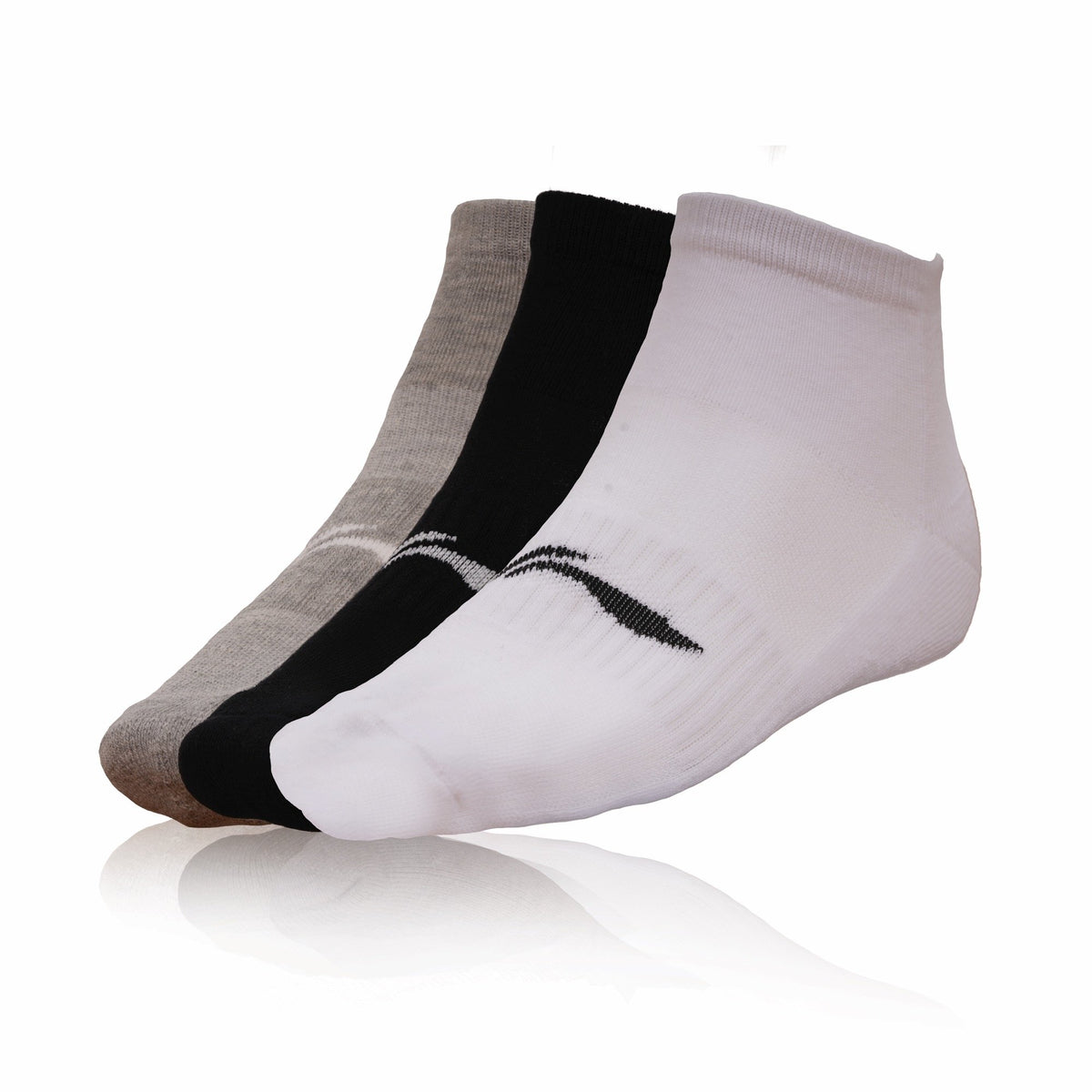Routine Socks - White/Black/Grey